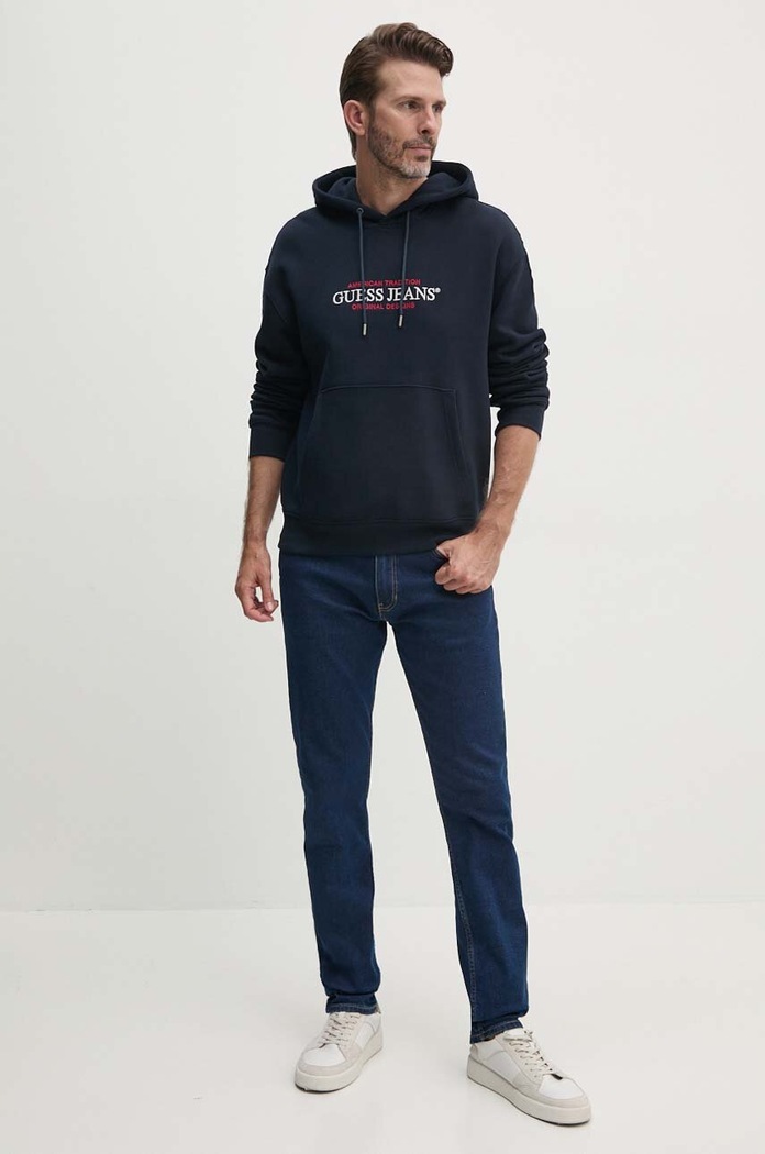 Guess Jeans bluza M4YQ23.K9V31 granatowy SS26