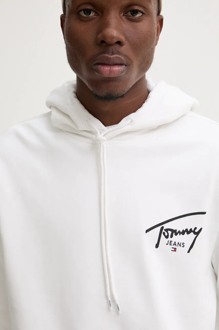 Tommy Jeans bluza bawełniana biały DM0DM19229