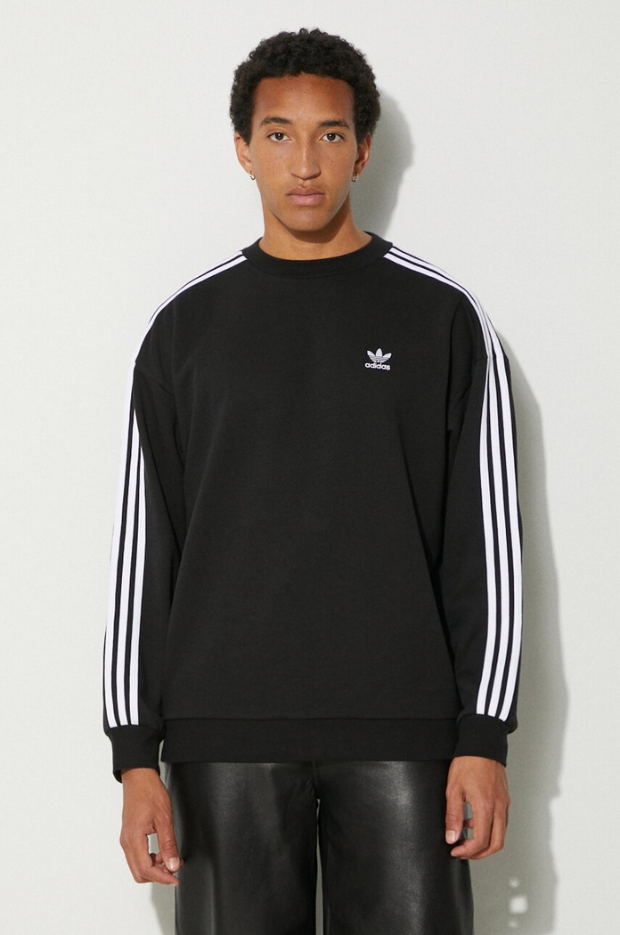 adidas Originals bluza Adicolor Oversized Crew IZ1829 czarny