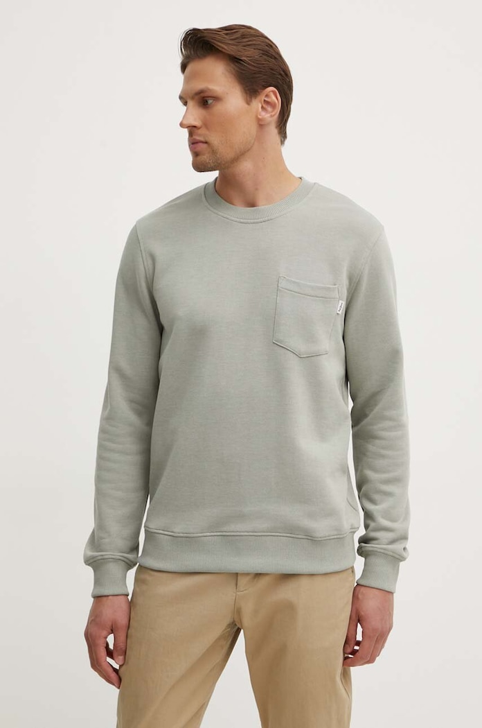 Dukserica Pepe Jeans MANS CREW bez uzorka zelena PM582696