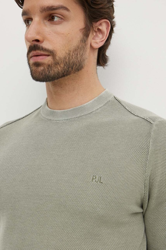 Pepe Jeans sweter bawełniany CRAIG zielony PM702441