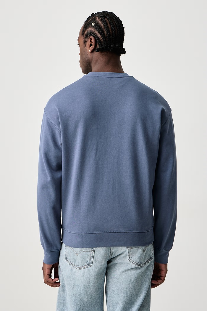 Odzież United Colors of Benetton Bluza męska bawełniana 342ZU1093 niebieski