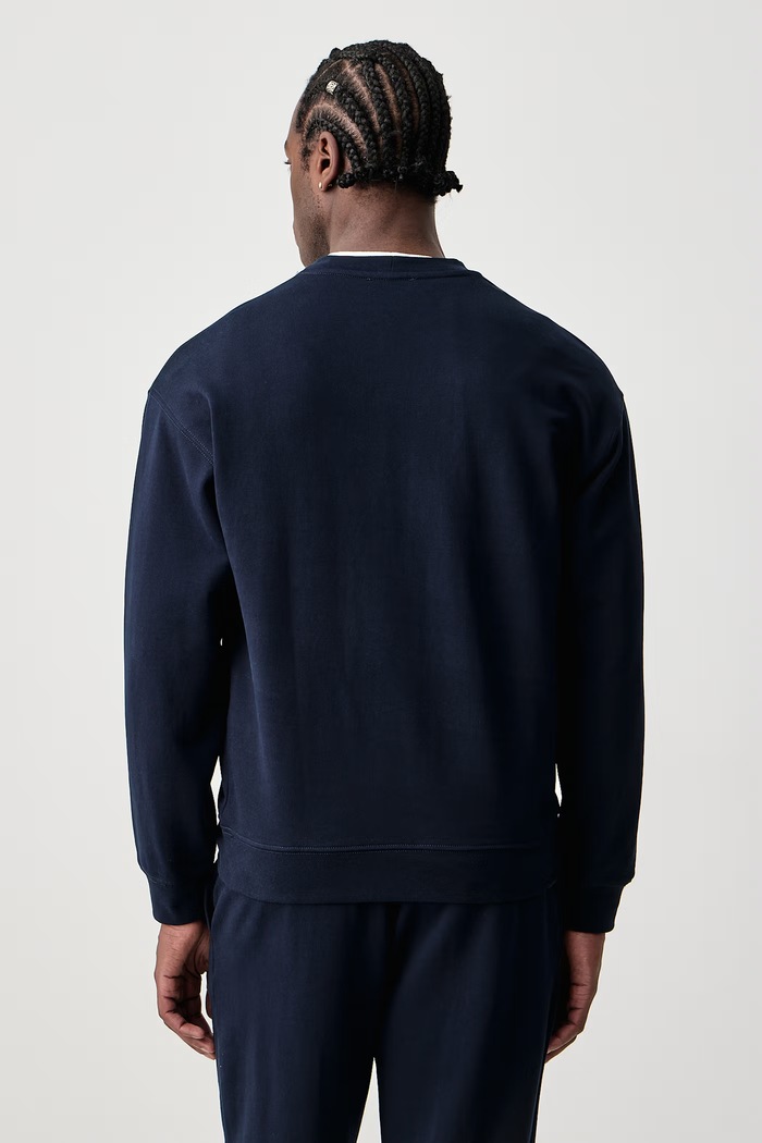Abbigliamento United Colors of Benetton Felpa da uomo in cotone 342ZU1093 blu navy