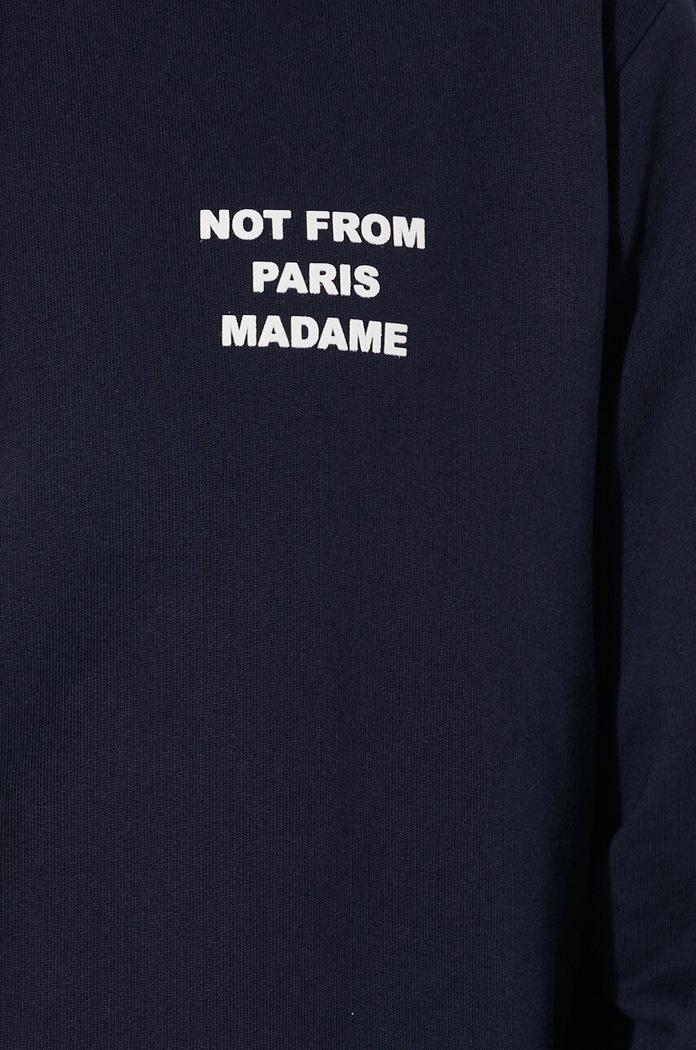 Drôle de Monsieur bluza bawełniana Le Hoodie Slogan PERM.HO162.CO127.NY