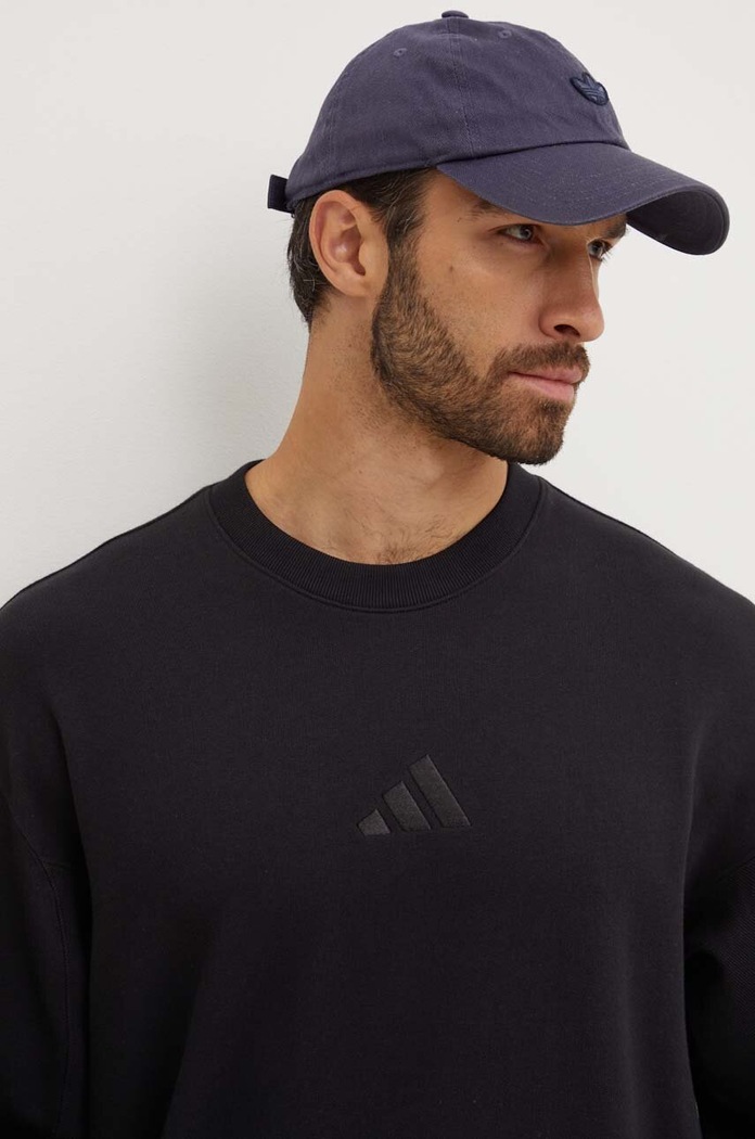 Bavlnená mikina adidas All SZN čierna IX1261