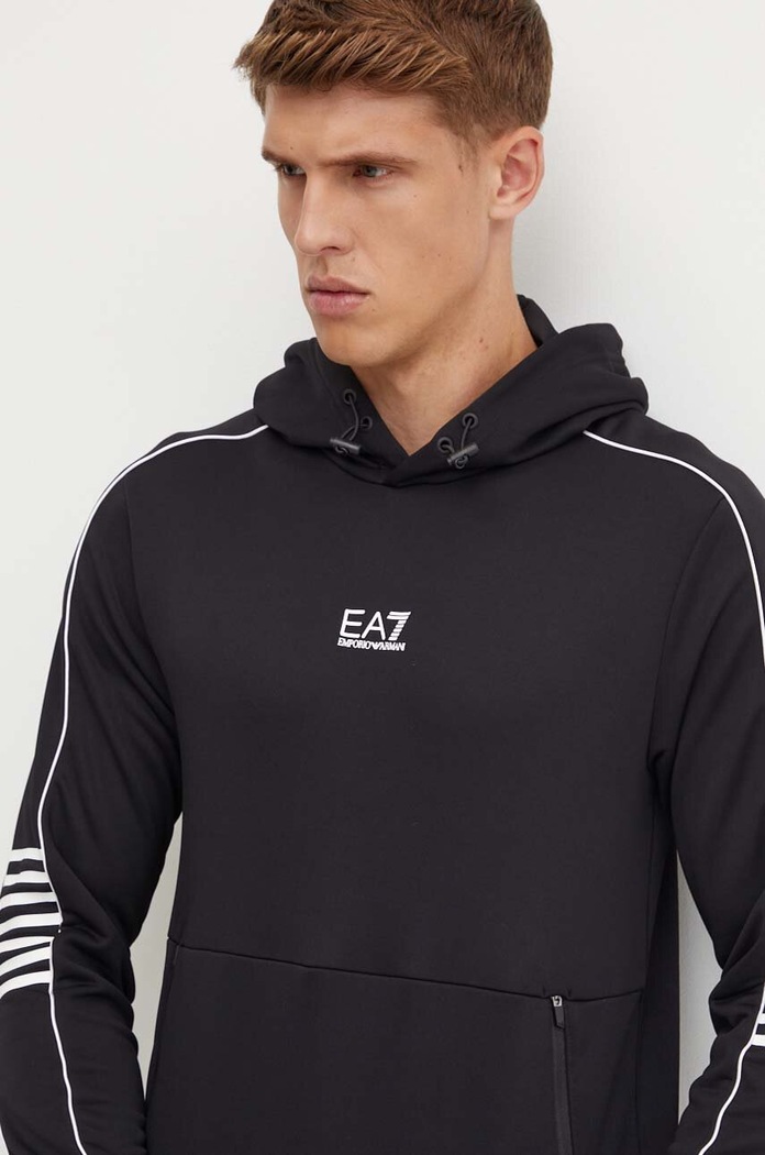 Mikina EA7 Emporio Armani černá PJ16Z.6DPM06.1200