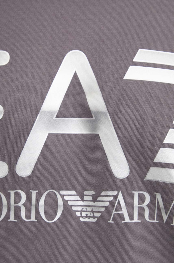 Pamučna dukserica EA7 Emporio Armani PJSHZ.6DPM16.1992 siva