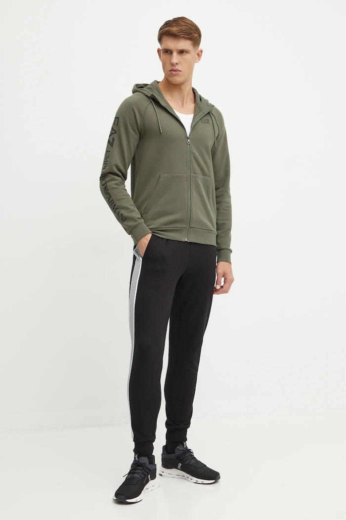 Mikina EA7 Emporio Armani PJ07Z.8NPM22.1846 zelená AW24