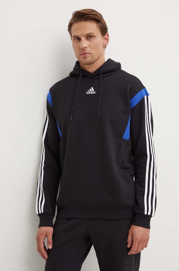 Mikina adidas s kapucí černá JJ1537