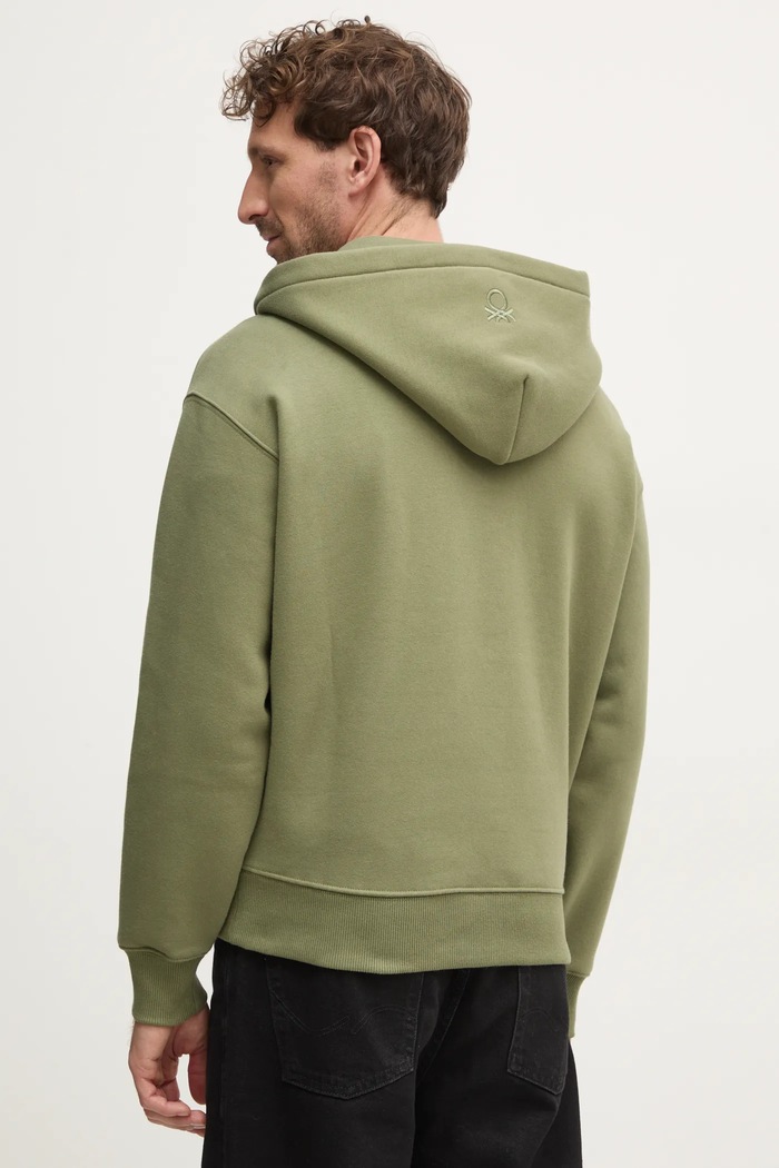Odzież United Colors of Benetton bluza 3VVUU201P zielony