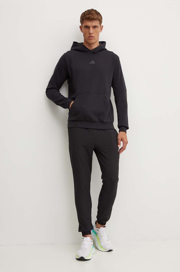 Pulover za vadbo adidas Performance Designed for Training IY1119 črna AW24
