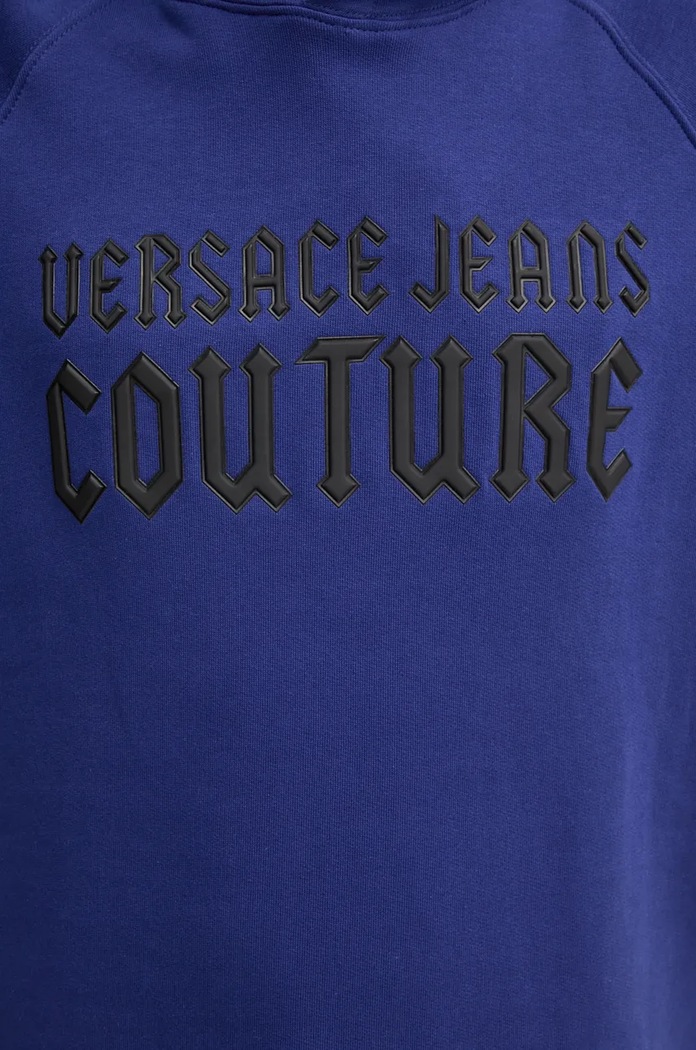 Bavlněná mikina Versace Jeans Couture 77GAIL02.CF02L námořnická modř