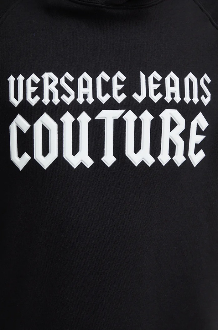 Versace Jeans Couture hanorac de bumbac 77GAIL02.CF02L negru
