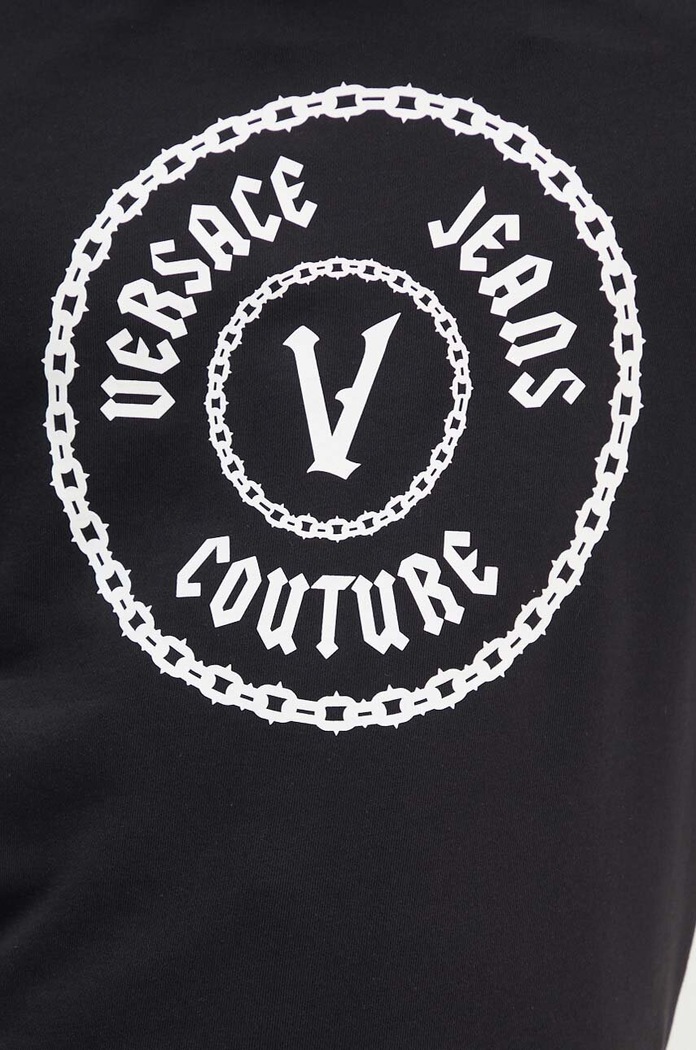Bavlněná mikina Versace Jeans Couture 77GAIT03.CF00T černá