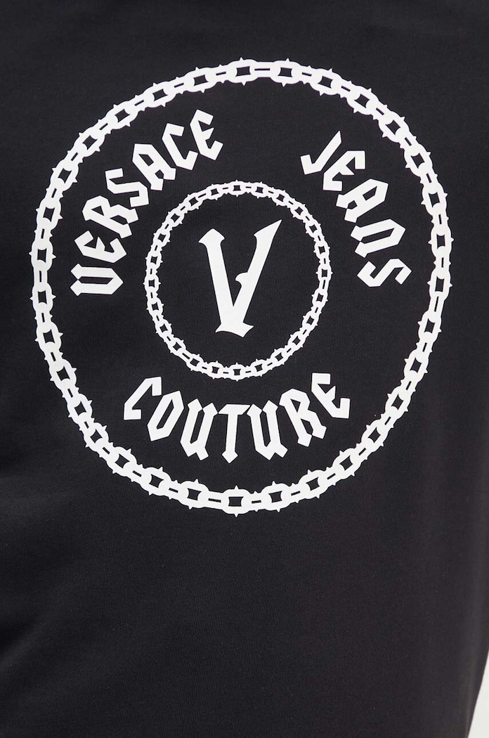 Bavlněná mikina Versace Jeans Couture 77GAIT03.CF00T černá