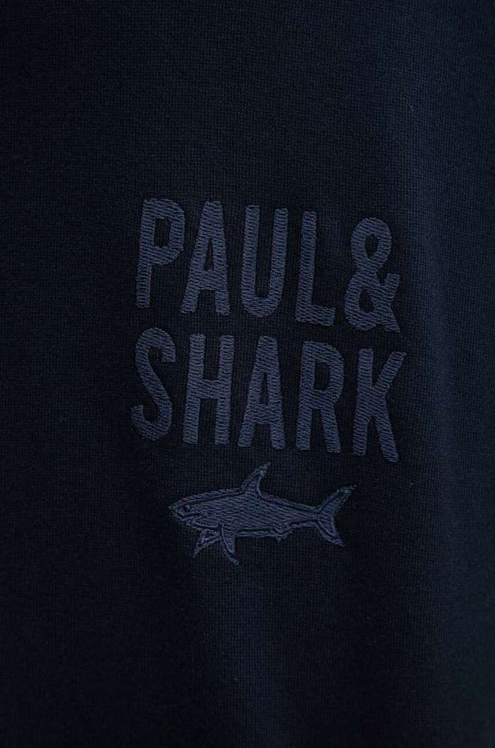 Bavlněná mikina Paul&Shark 14311820 námořnická modř