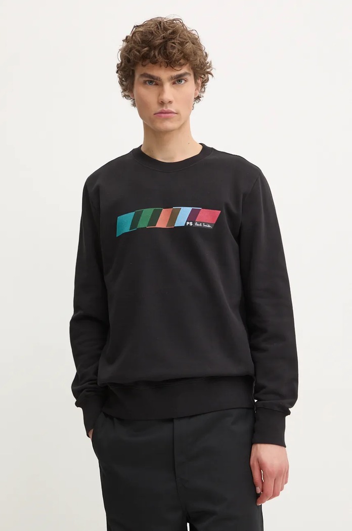 Mikina PS Paul Smith bez kapuce černá M2R.027R.NP4794