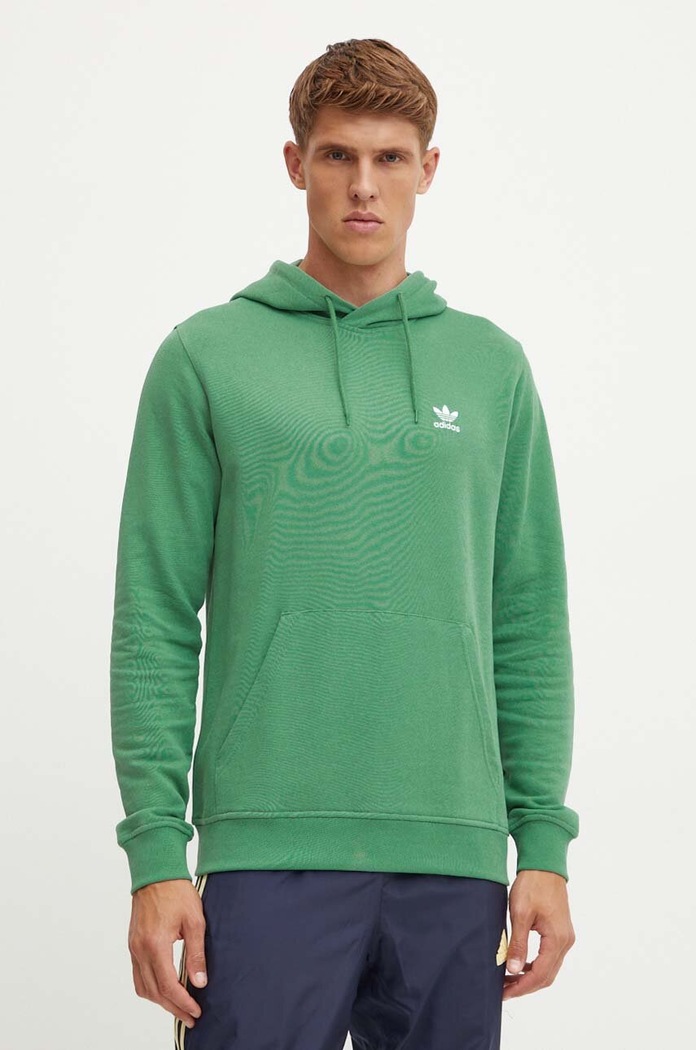 Βαμβακερή μπλούζα adidas Originals βαμβάκι πράσινο IX7671