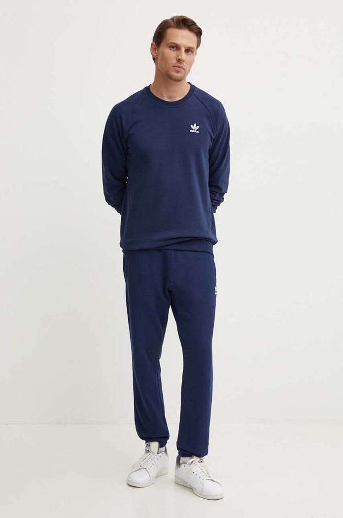 adidas Originals Pamučna dukserica adidas Originals IX7678 mornarsko plava AW24