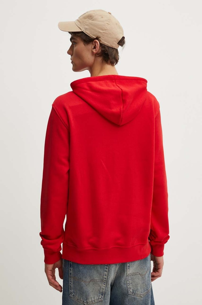 Îmbrăcăminte adidas Originals hanorac de bumbac IZ4835 rosu