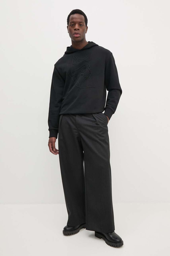 Bavlněná mikina Armani Exchange XM000041.AF10858 černá AW24