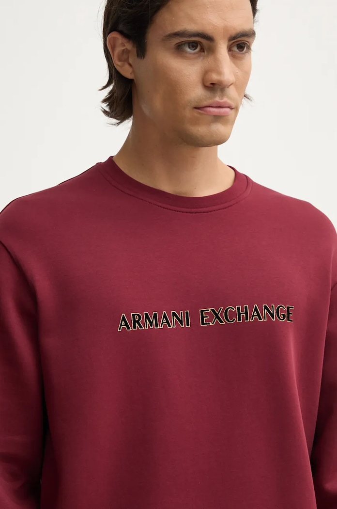 Mikina Armani Exchange burgundské XM000082.AF10818
