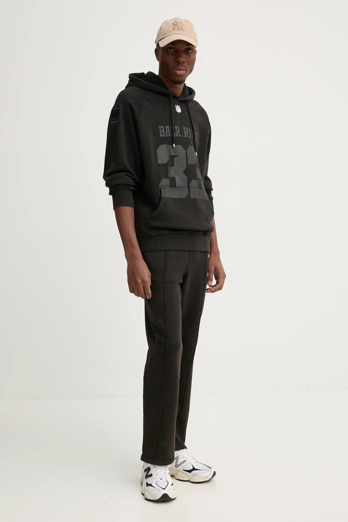 Pamučna dukserica BALR. NFL x BALR. B1261.1133 crna AW24