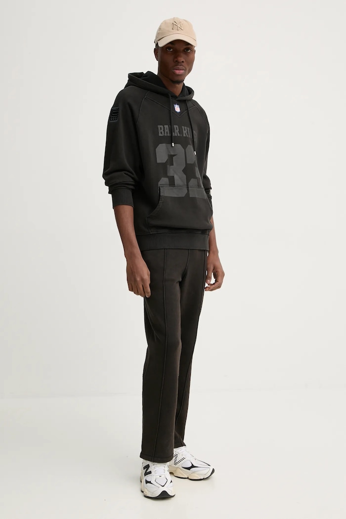 Pamučna dukserica BALR. NFL x BALR. B1261.1133 crna AW24