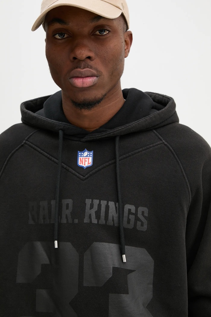 Pamučna dukserica BALR. NFL x BALR. crna B1261.1133