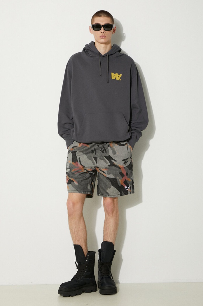 Pamučna dukserica Wood Wood Sweatshirt GOTS 10305618.2424 siva AW24