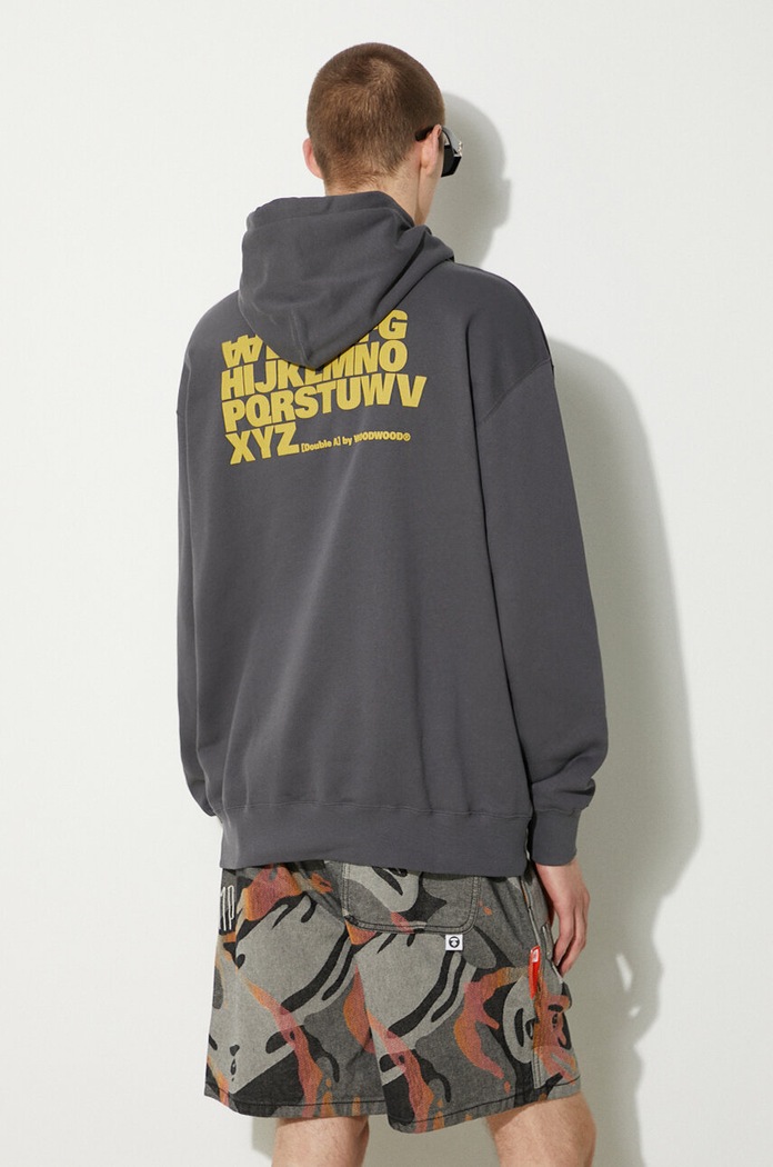 Odjeća Pamučna dukserica Wood Wood Sweatshirt GOTS 10305618.2424 siva