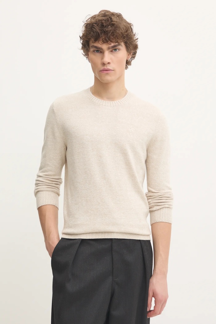 Πουλόβερ Hollister Co. μπεζ KI320.4040.102