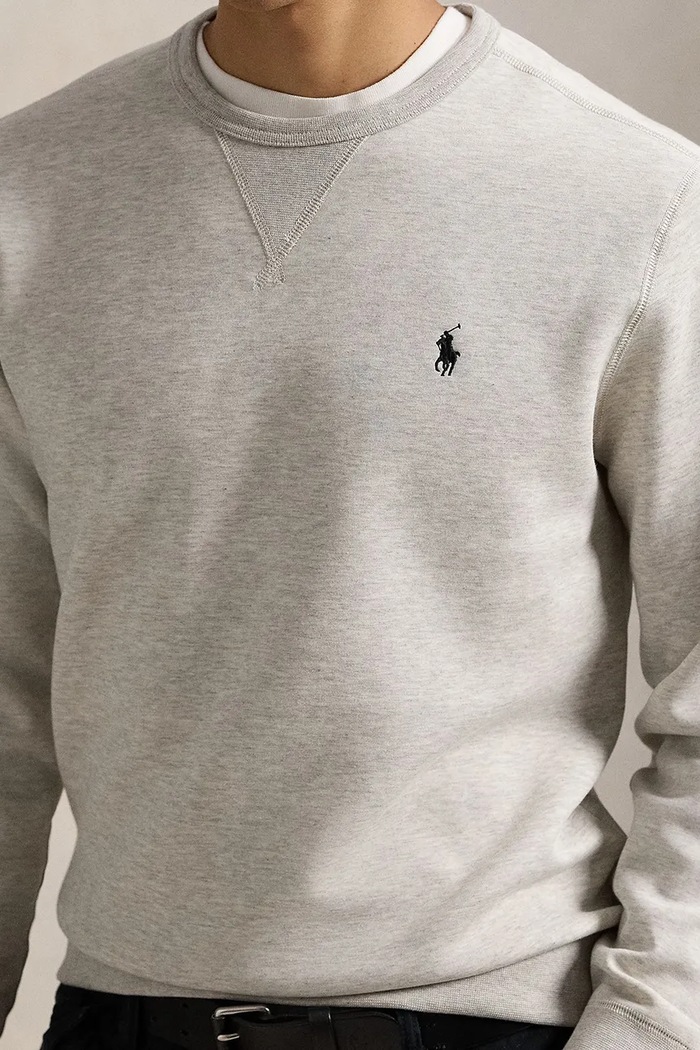 Суичър мъжки с памук Polo Ralph Lauren 710888284 сив