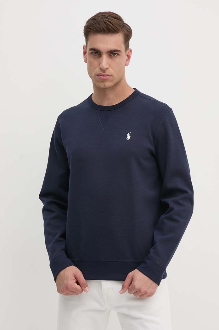 Polo Ralph Lauren felpa semplice blu navy 710888284