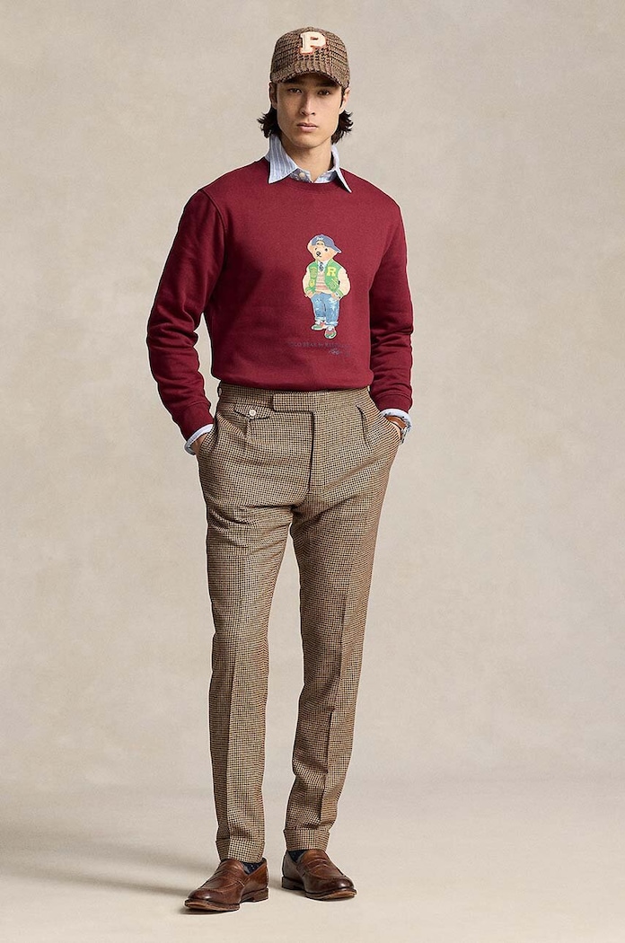 Oblečení Mikina Polo Ralph Lauren 710953718 burgundské