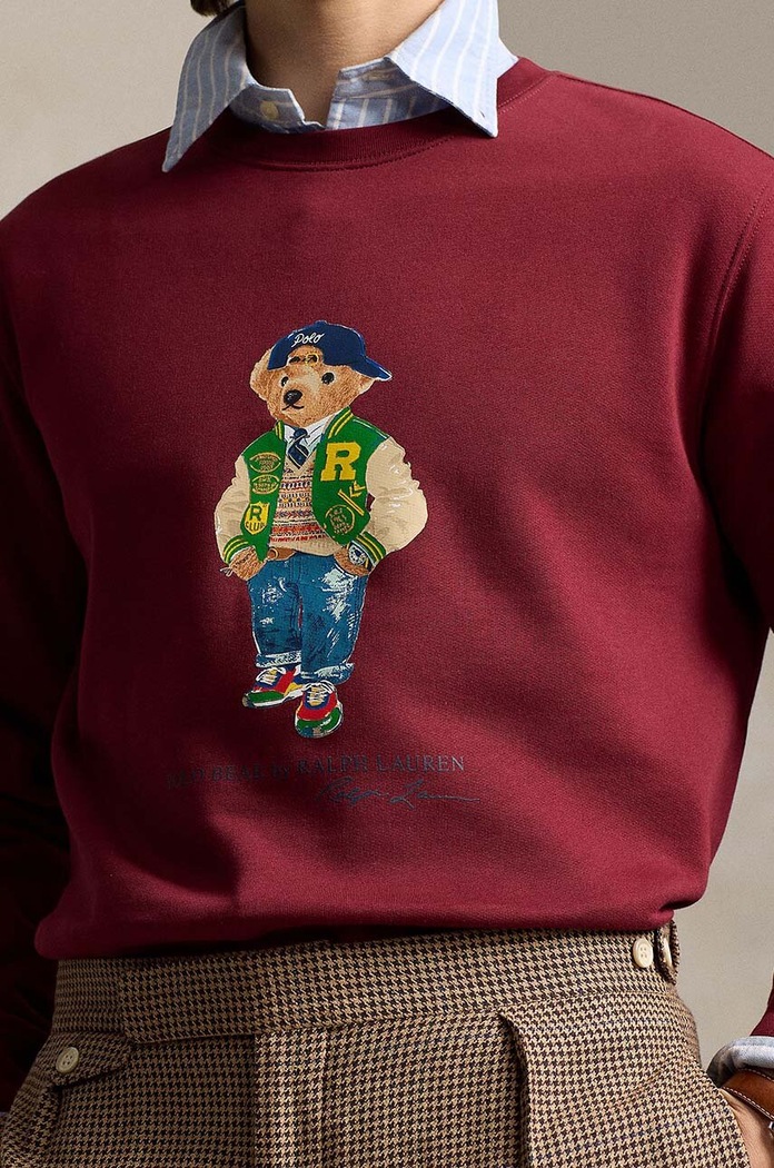 Mikina Polo Ralph Lauren burgundské 710953718