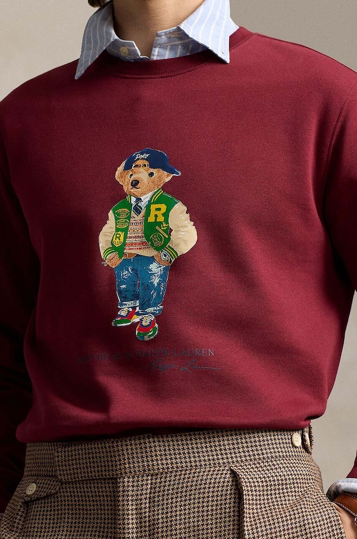 Mikina Polo Ralph Lauren burgundské 710953718