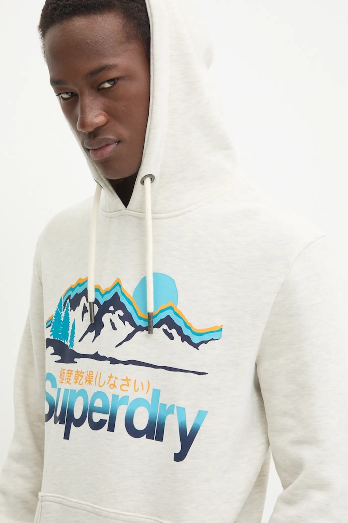 Mikina Superdry šedá M2013708A.43D
