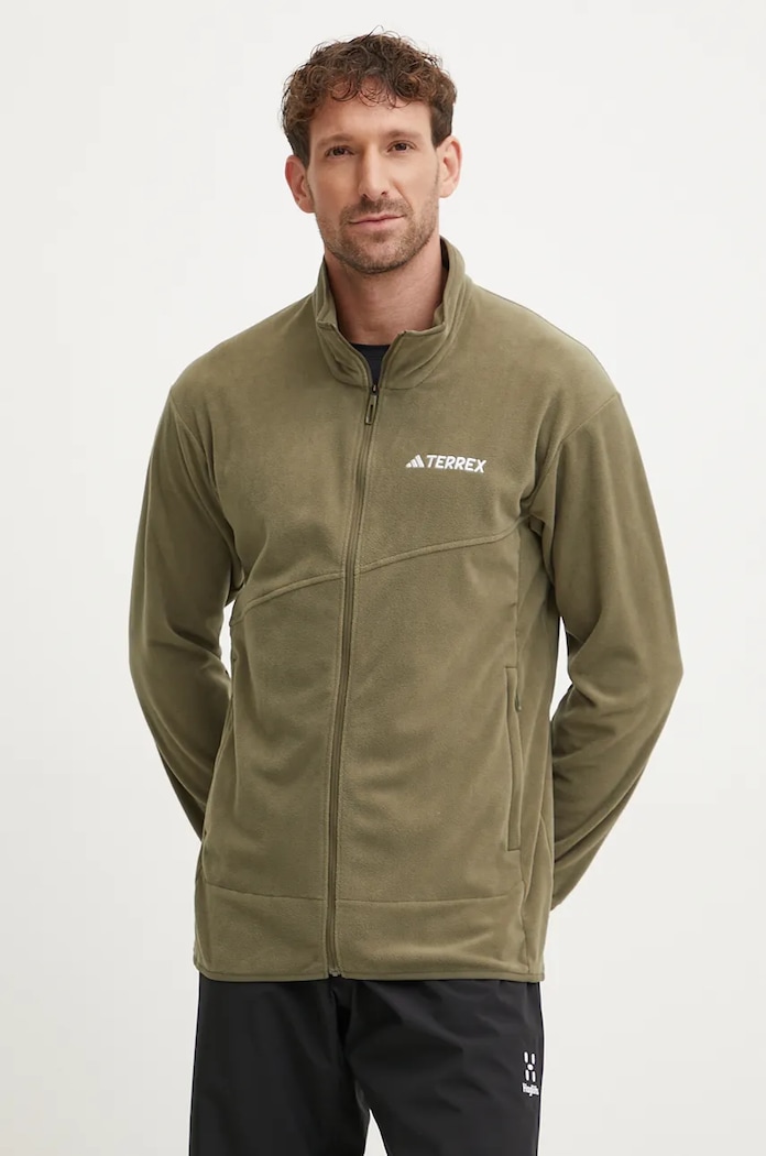 Sportovní mikina adidas TERREX Multi bez kapuce zelená IZ3291