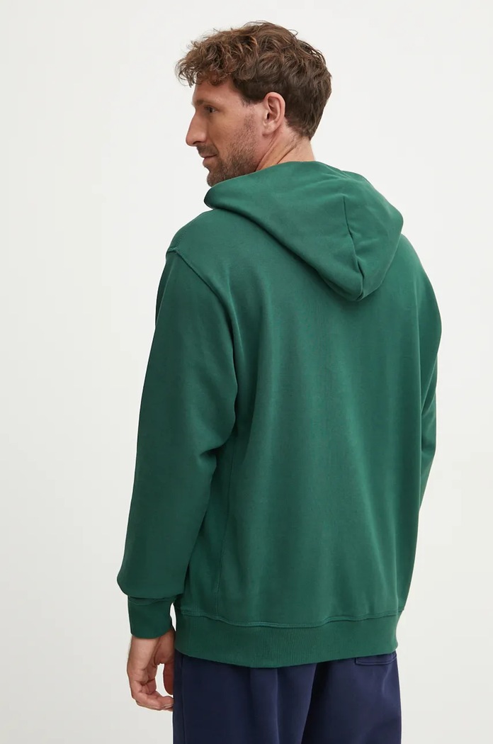 Îmbrăcăminte New Balance hanorac de bumbac MT41534NWG verde
