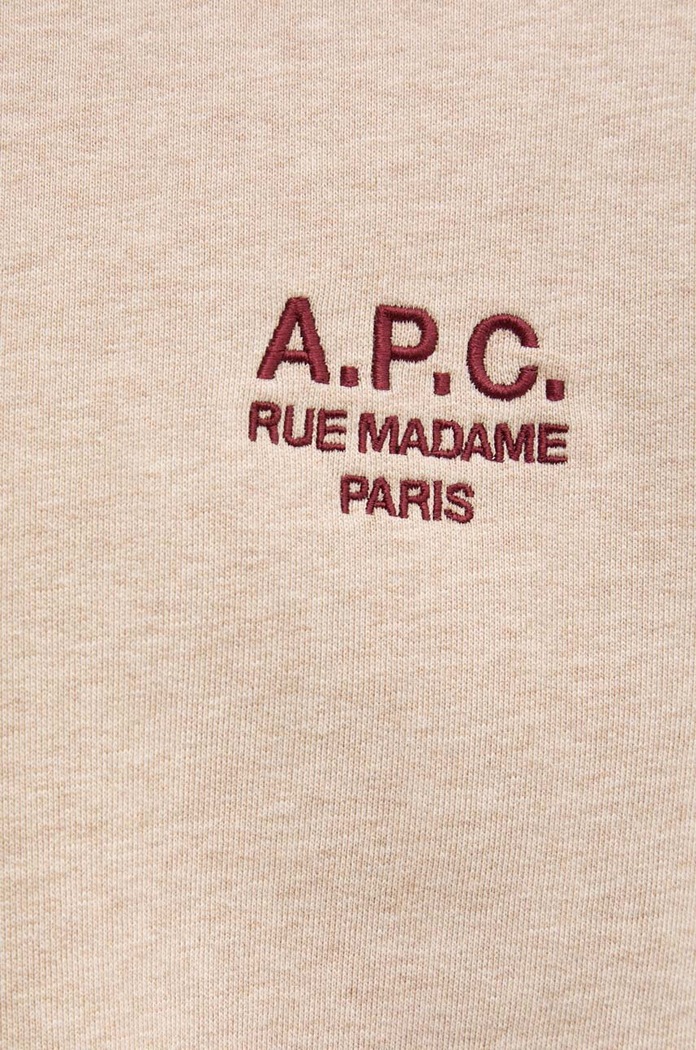 Dukserica A.P.C. standard rue madame GOTS COHBV.M27913 bež