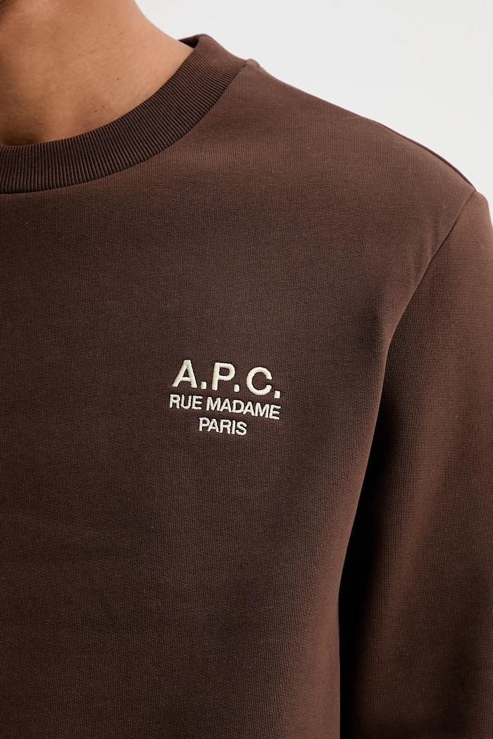 Mikina A.P.C. standard rue madame GOTS COHBV.M27913 hnědá