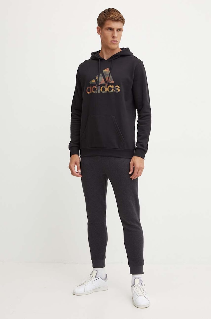 adidas Μπλούζα adidas Camo IW2678 μαύρο AW24