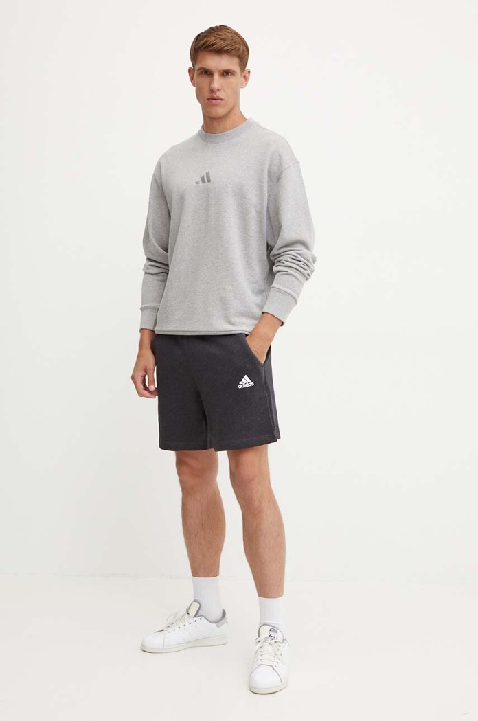 adidas Bluza bawełniana All SZN IY4151 szary AW24