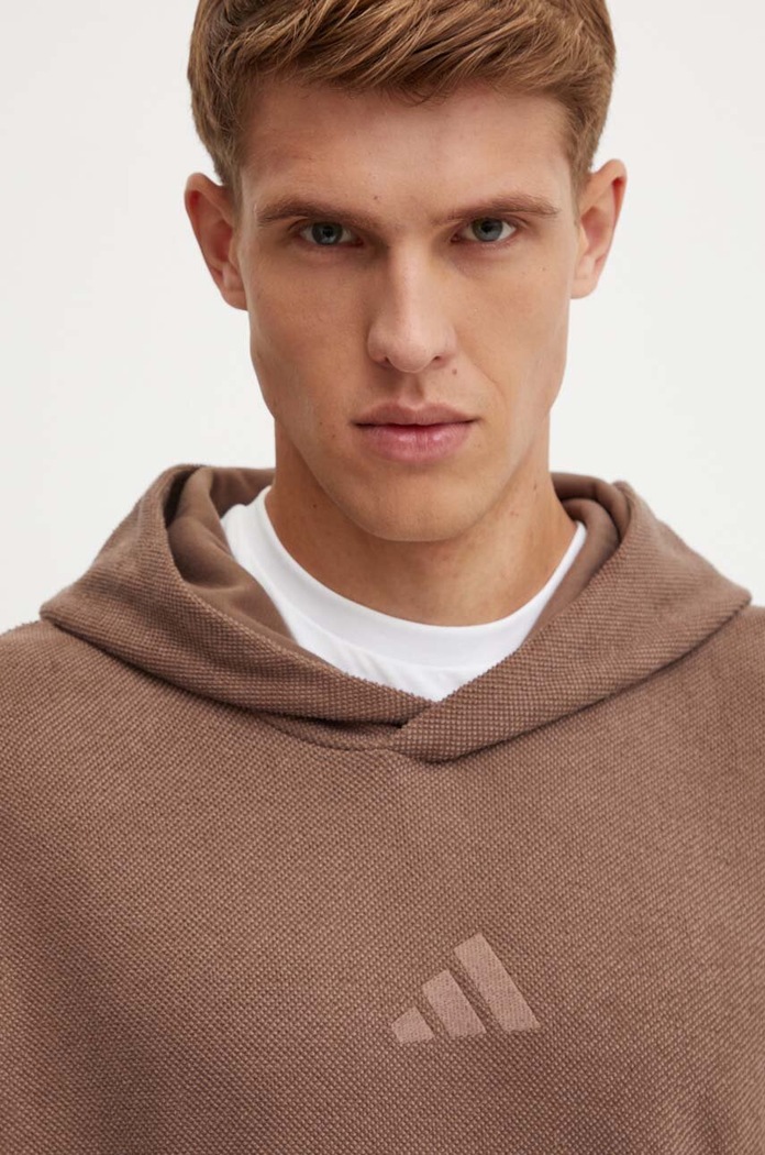 Mikina adidas All SZN hnědá IY6578