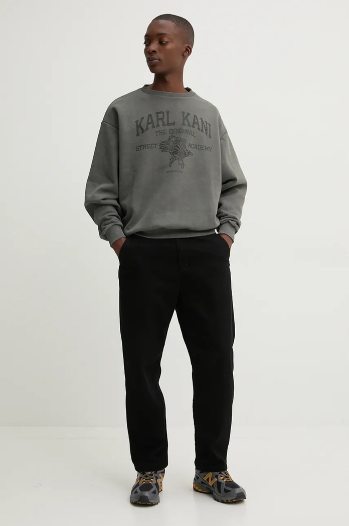 Karl Kani bluza 60290006 gri AW24