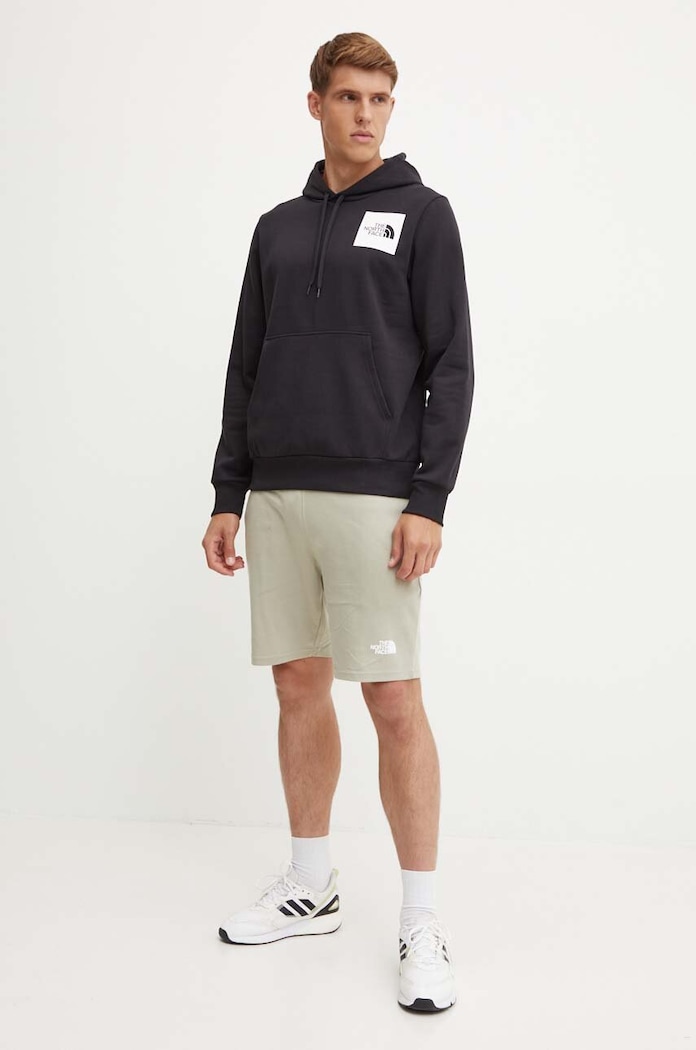 Μπλούζα The North Face Fine Hoodie NF0A89EUJK31 μαύρο AW25