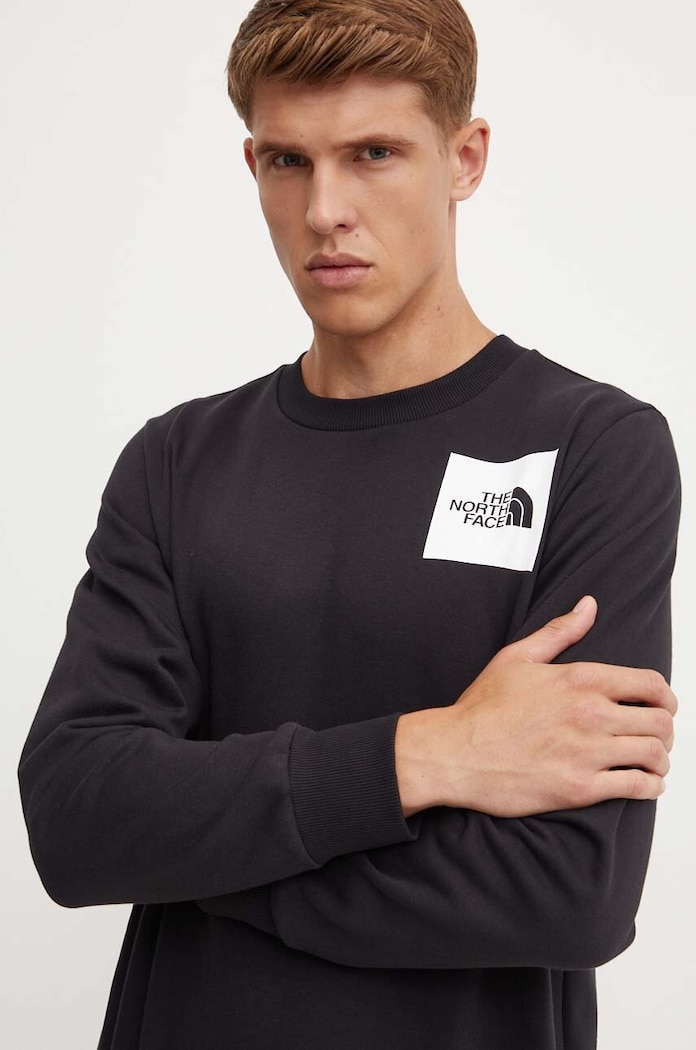 Μπλούζα The North Face Fine Crew μαύρο NF0A89EVJK31