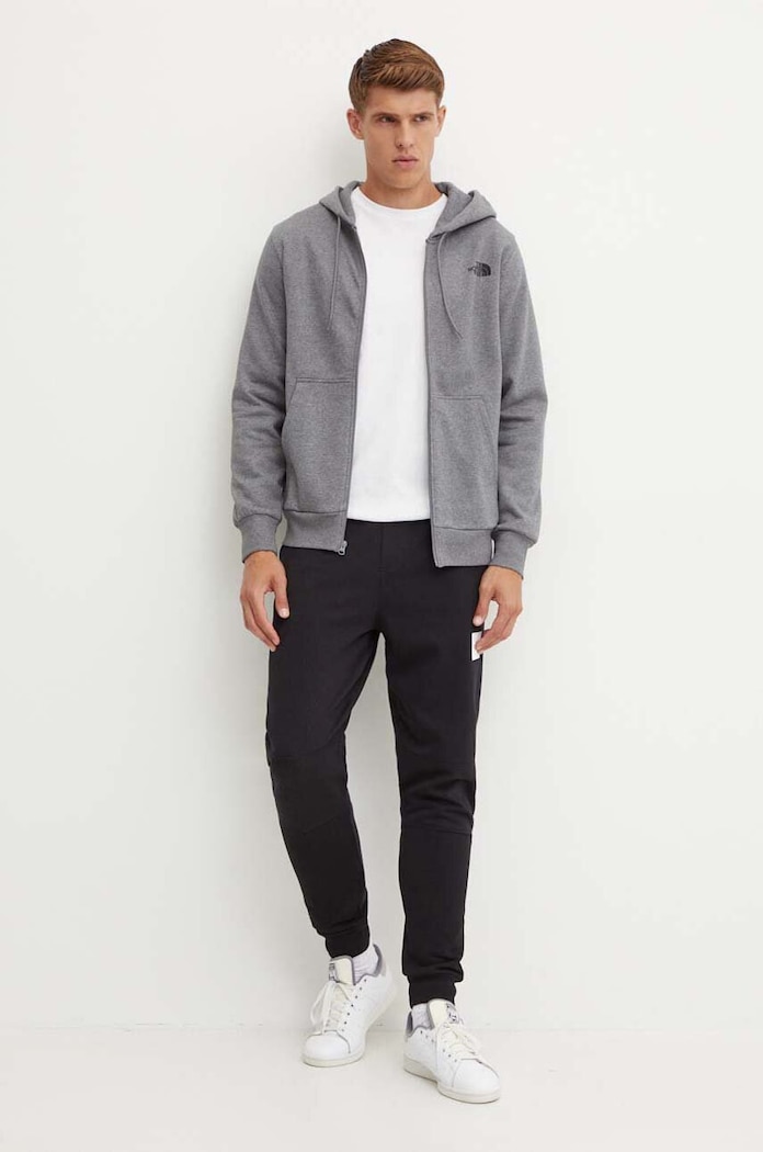Mikina The North Face Simple Dome Full Zip Hoodie NF0A89FDDYY1 šedá SS25