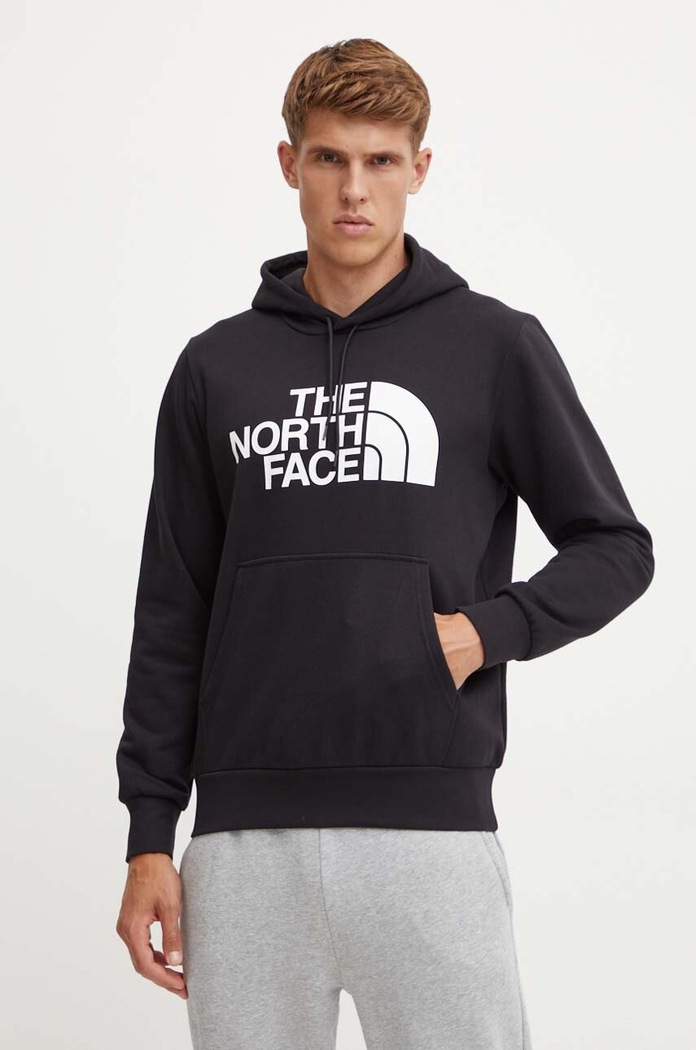 Μπλούζα The North Face Easy Hoodie στάμπα μαύρο NF0A89FFJK31